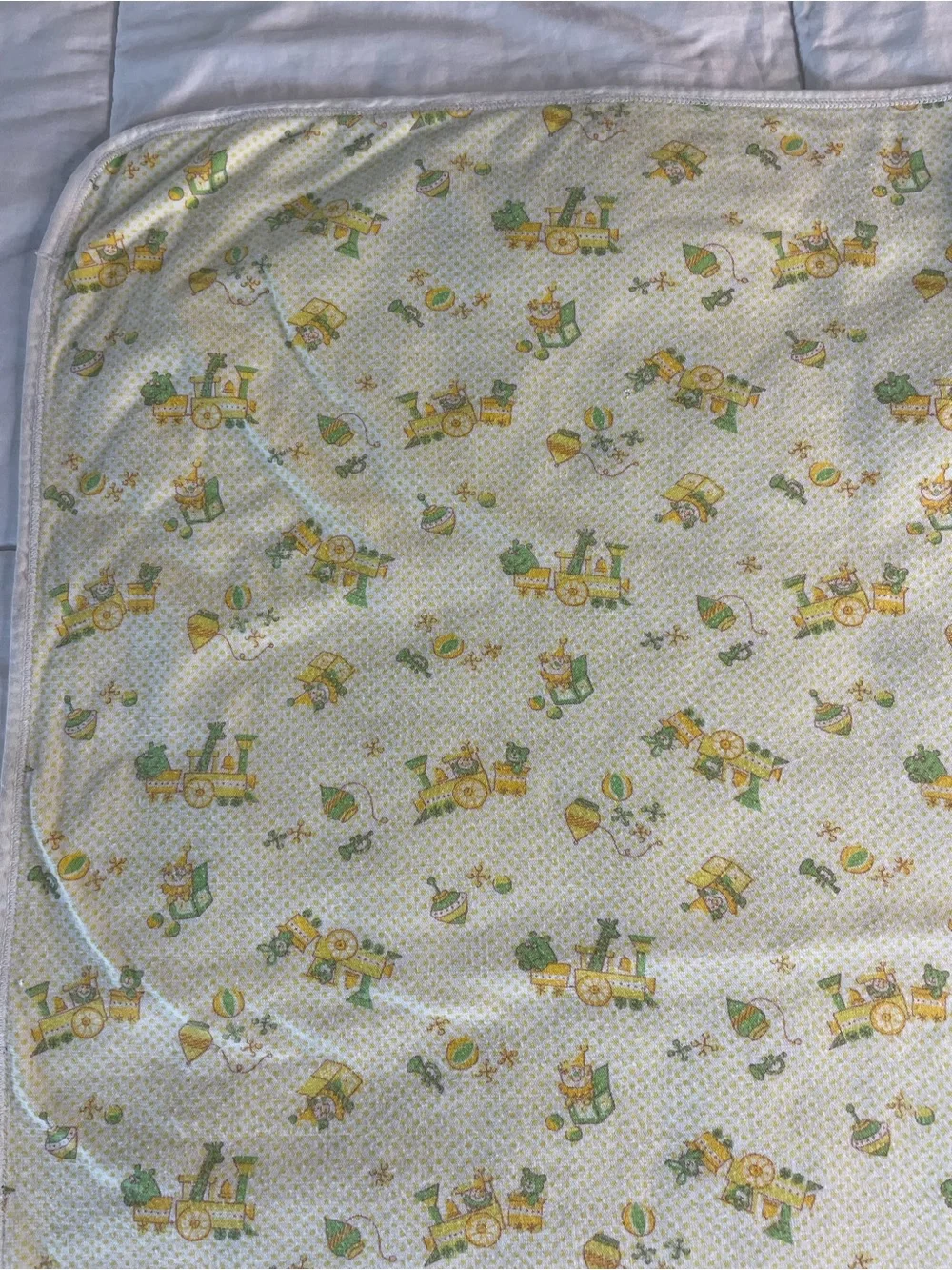 Vintage Carter's Baby Blanket Train Toy Lovey Security Replacement ✔️Size Flaws